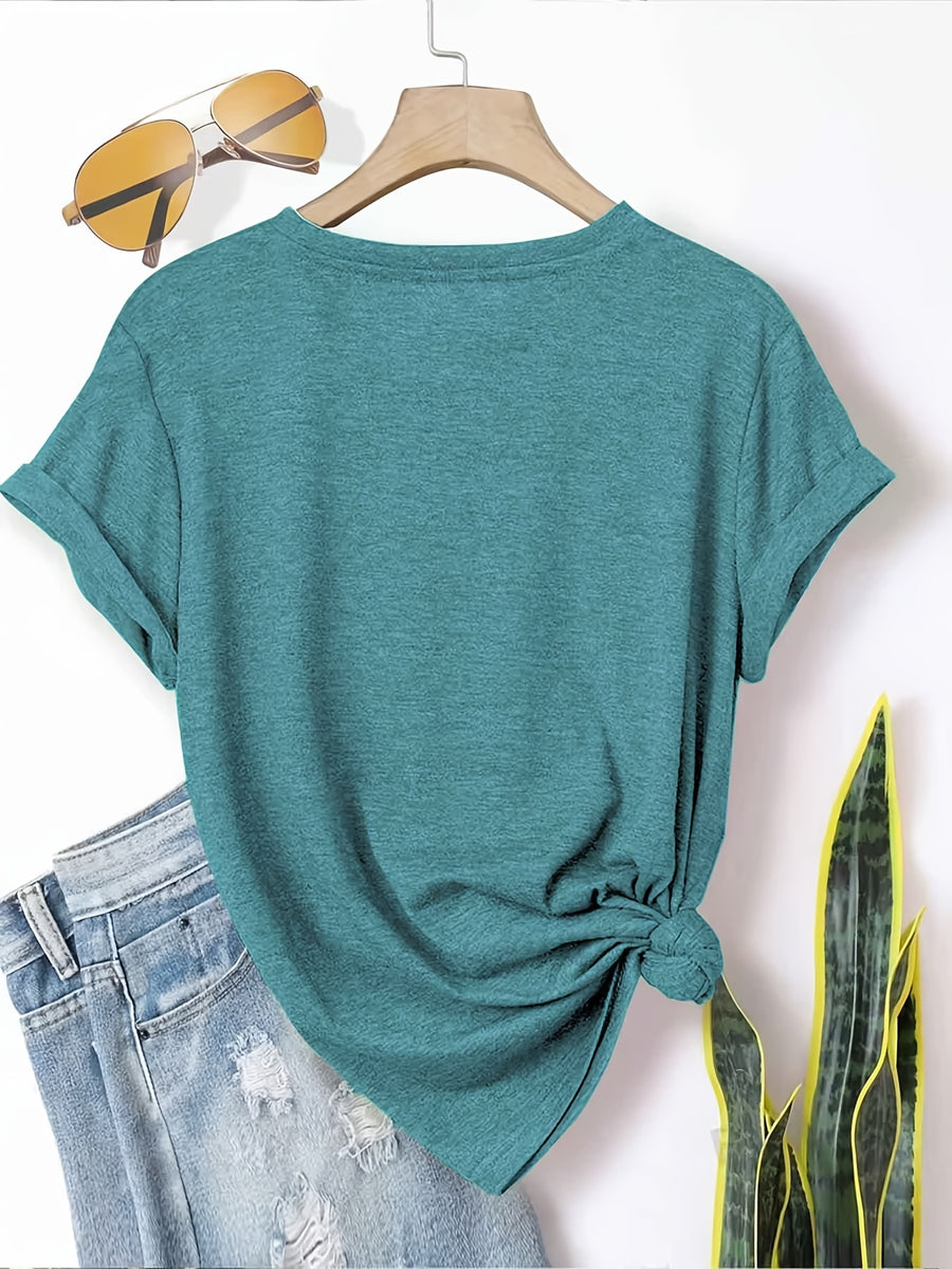 Women'S Funny Black Cat Coffee Lover Graphic T-Shirt - Soft Breathable Tee with "It'S Fine I'M Fine" Slogan, Casual Short Sleeve Round Neck Top for Casual Attire, Cat Tshirt, Comfortable Fit Shirt, Weekend Attire, Playful Design, Quality Print - Malachite Green