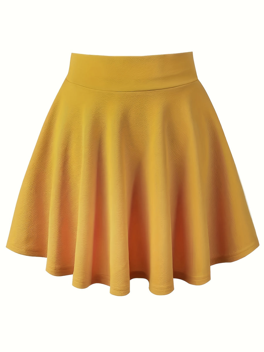 Women'S Fashion Skirt - orange yellow