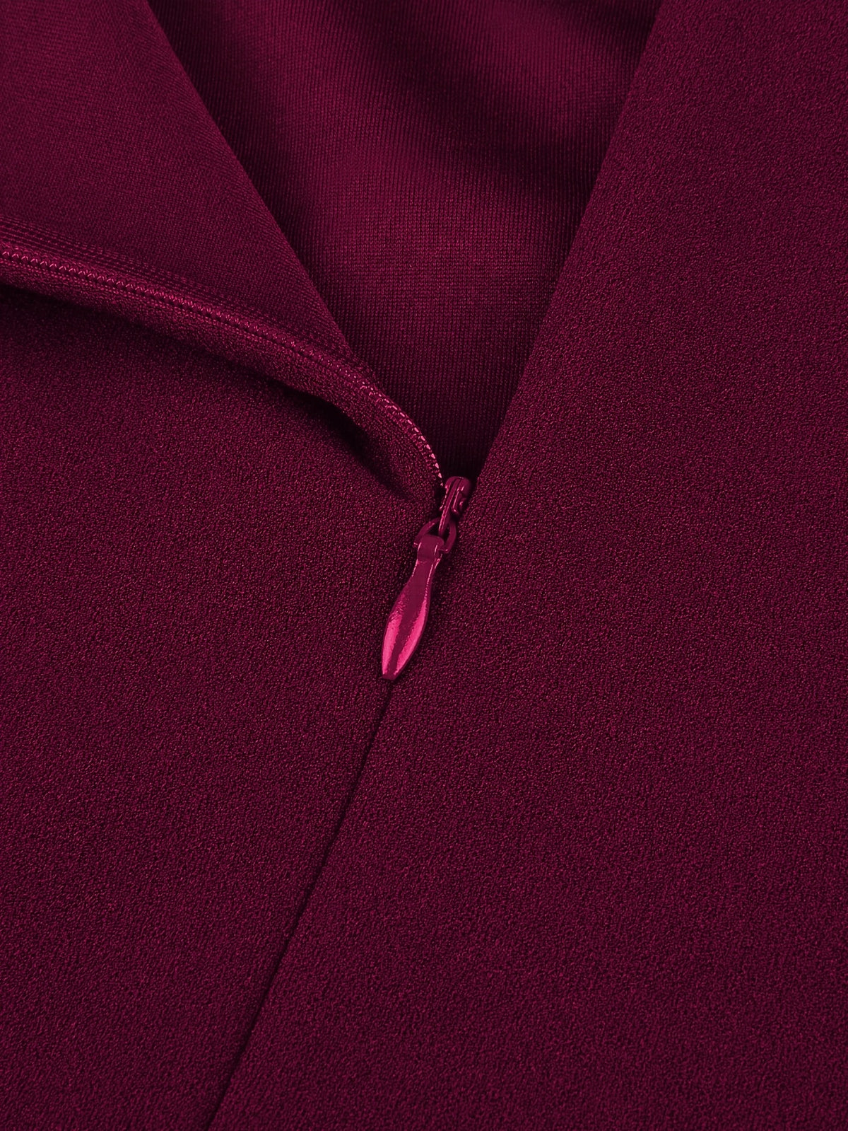 Summer Women'S Fashion Easy Solid Color Cross V-Neck Short Sleeve Waist-Cinching A-Line Midi Dress, Suitable for Daily Wear, Commuting, Office, And Business Formal Occasions - Burgundy