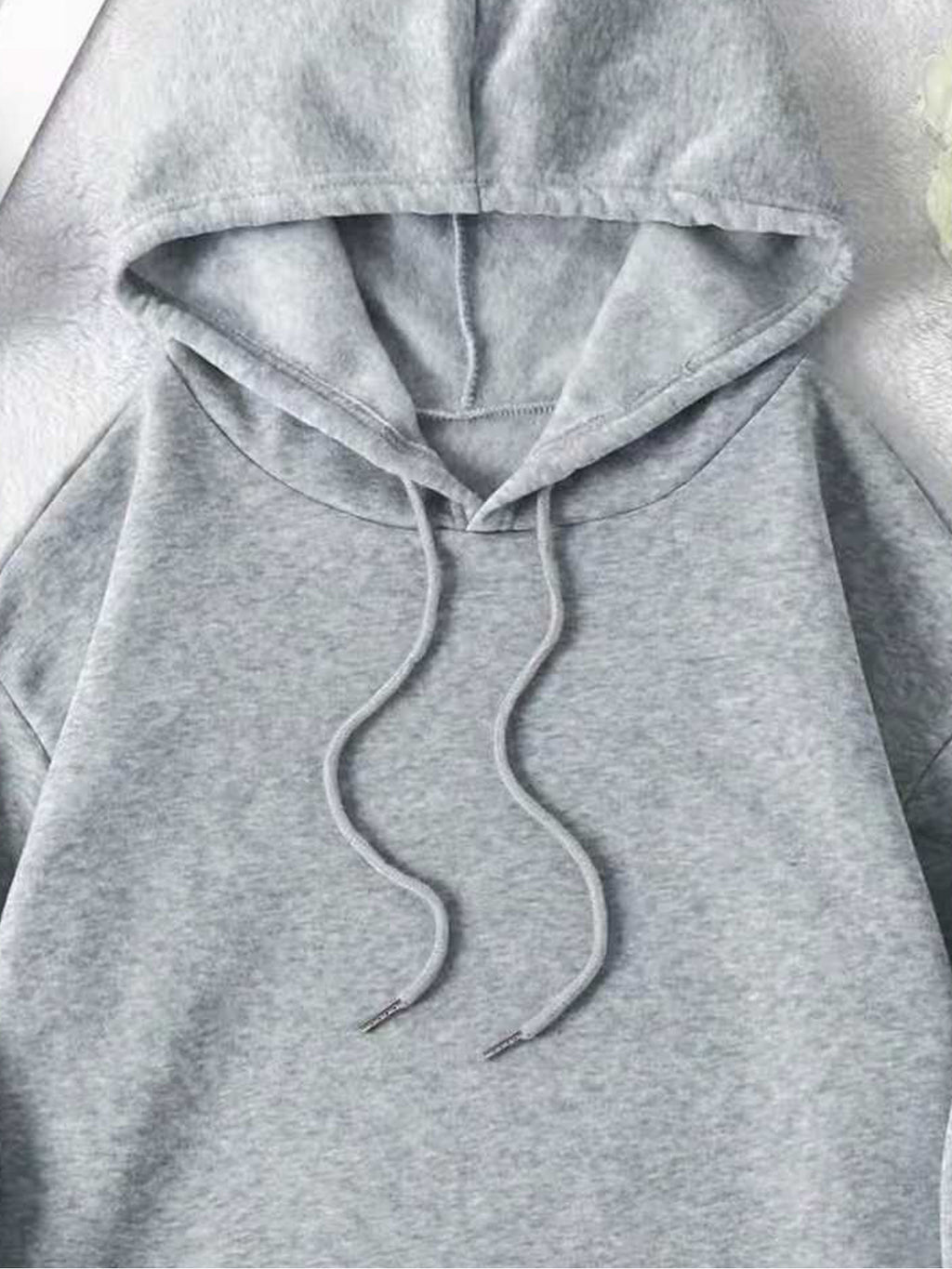 A Women'S Top Featuring a Cat Care Print, Perfect for The Back-To- Season. This Casual Pullover Hoodie Has a Kangaroo Pocket And Is Designed for Autumn And Winter - Grey