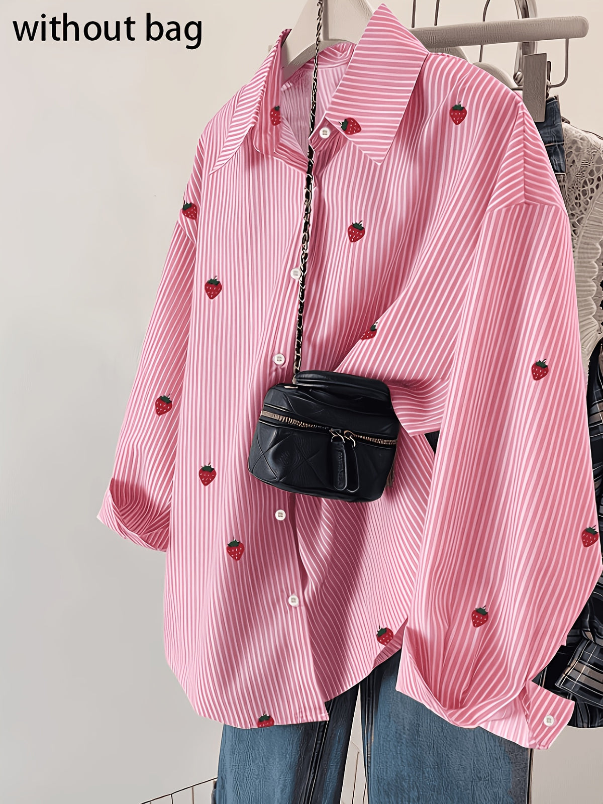Elegant Special Edition Women'S Printed Shirt - Long Sleeve Button-Up, Classic Collar, Suitable for Office, Commute, Or Formal Events, Office Wear, Exquisite Casual - Mixed colors