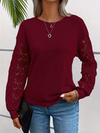 Women's Backless Top - Deep Red
