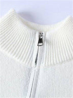 2026 Autumn Fashion Knit Cardigan Long Sleeve Sweater, 486 Apparel - Grey