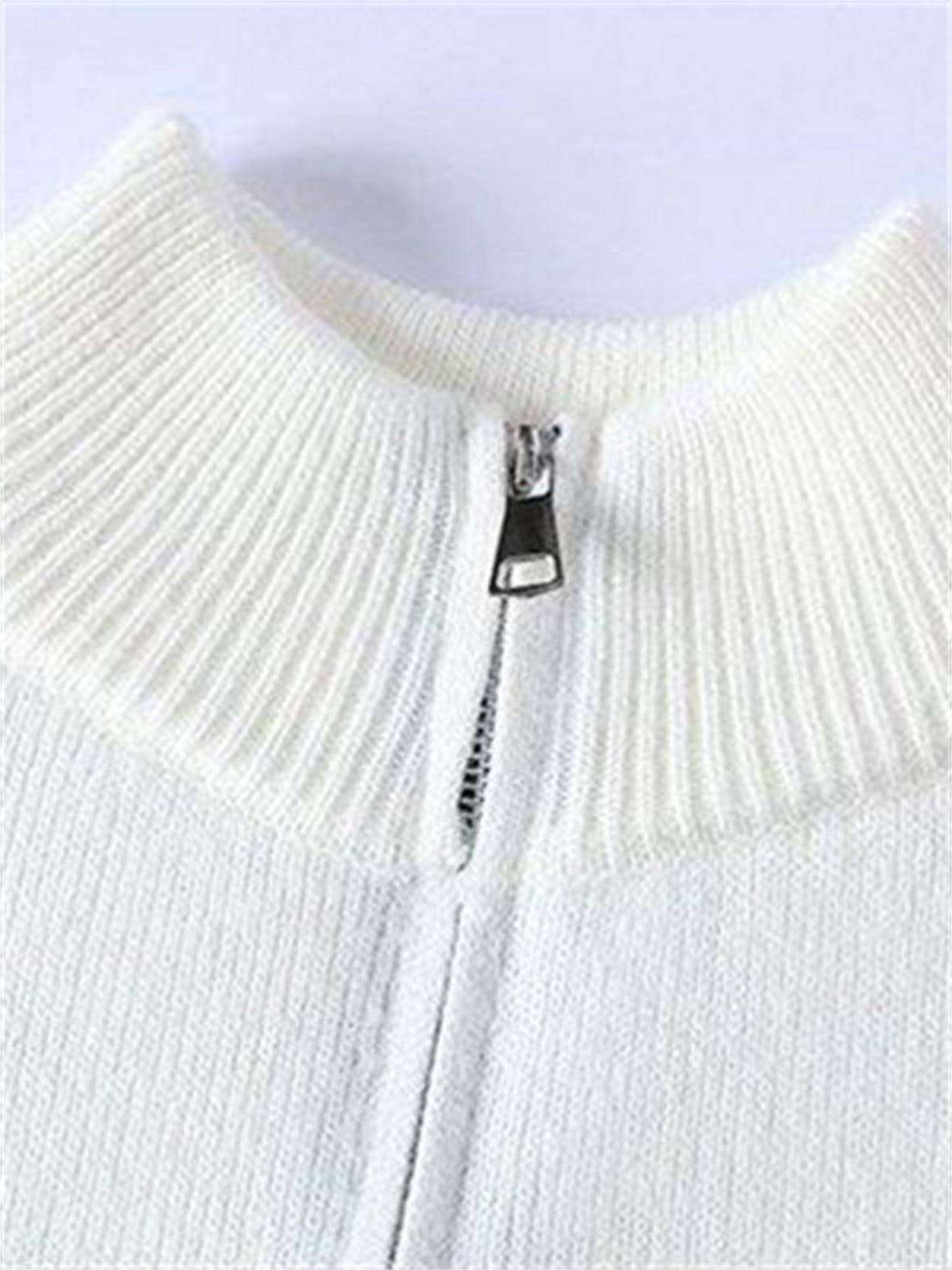2026 Autumn Fashion Knit Cardigan Long Sleeve Sweater, 486 Apparel - Grey