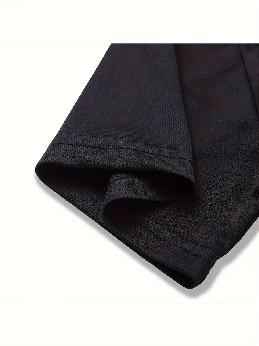 Men's Casual Daily Minimalist Style / Vintage NY Team Letter Small Logo Graphic Print Men's Daily Outing Streetwear Slimming Base Layer Short Sleeve - Black