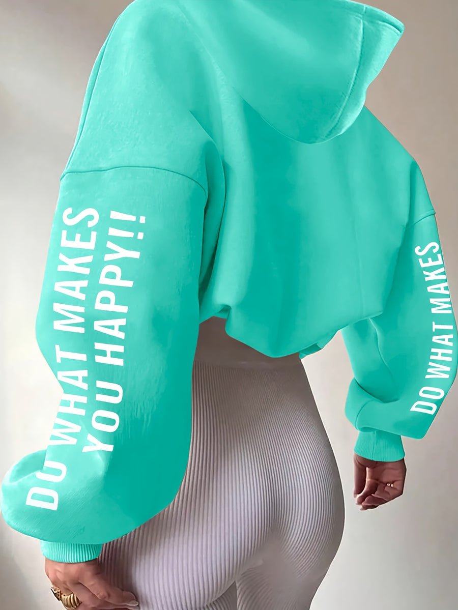 Women'S Fashion Hoodie A6822-1 - Mineral Green