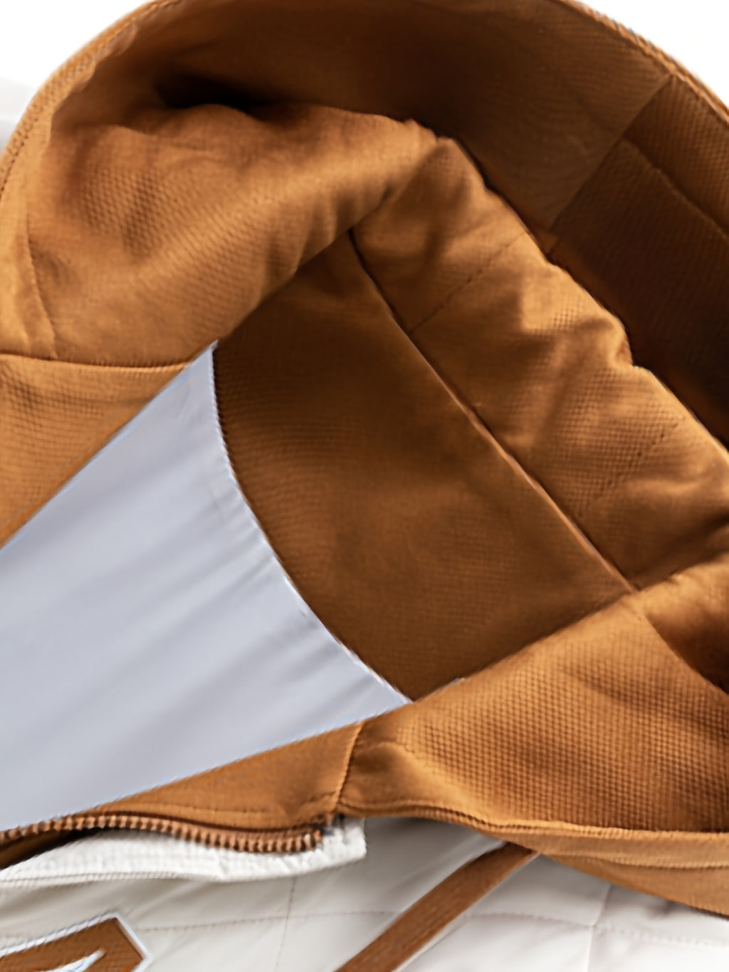 2025 New Men's Winter Warm Jacket with Letter Embroidery, Thickened Warm Casual Hooded 2-in-1 Look Padded Coat, Camping Christmas New Arrival - Khaki
