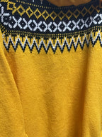 Fashionable Casual Long-Sleeve Hooded Cardigan for Women with Contrasting Colors And Pockets - orange yellow
