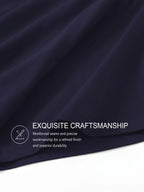 2026 Premium Pure Letter Print Short Sleeve T-Shirt for Men, Summer Loose Fit Versatile Stylish Top - Navy Color