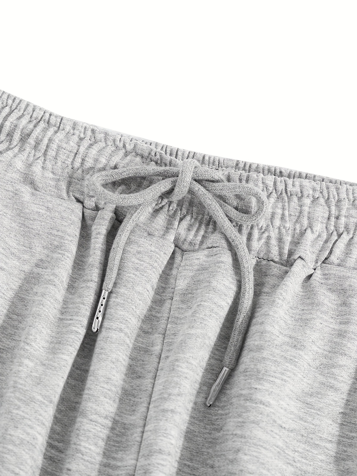 Women'S Sleeveless Hoodie And Casual Long Pants Set X4500 - Light Gray