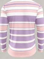 Men's Printed Long-sleeve T-shirt, Breathable and Comfortable, Suitable for Casual Sports - Mixed Color 4