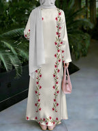 New Muslim Women'S Clothing Arrives, Women'S Dress, Classic Loose Fit, Middle Eastern Traditional Robe, Elegant Muslim Long Dress, Long Abaya, Restoring The Essence of Middle Eastern Traditional Robes, Suitable for Prayer, Commuting, And Parties - Mixed colors