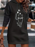Women's Fashion Hoodie - Black