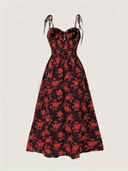 Y2K Women's Dress, Women'S Clothing - Deep Red