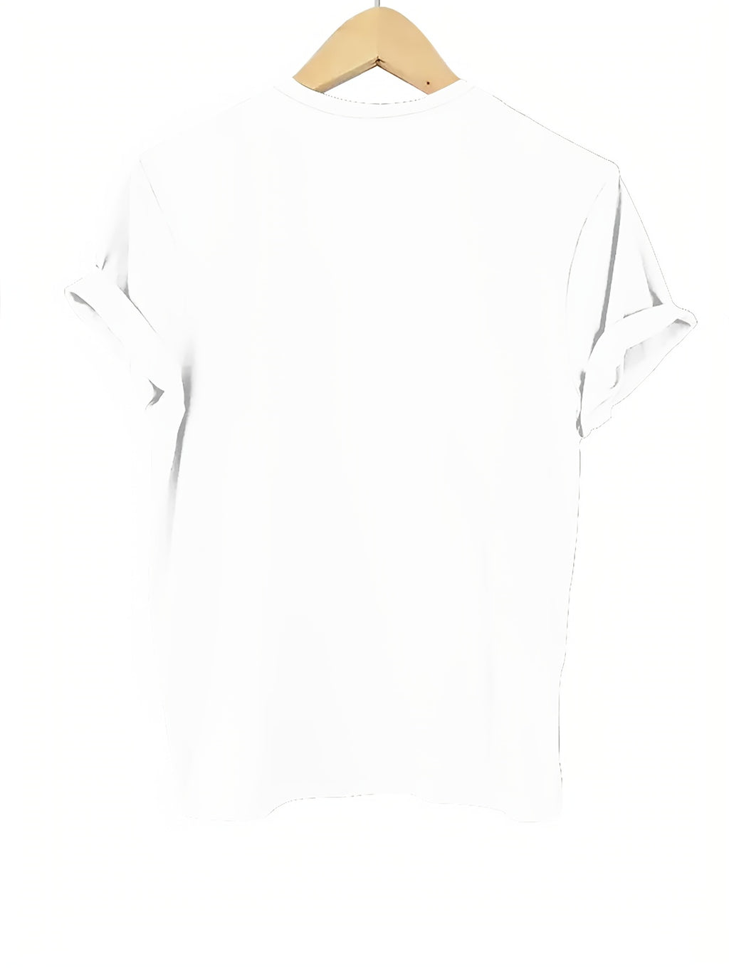 Spring/Summer Women's T-Shirt, Basic Short-Sleeve T-Shirt for Daily Wear - 1 - Ivory White