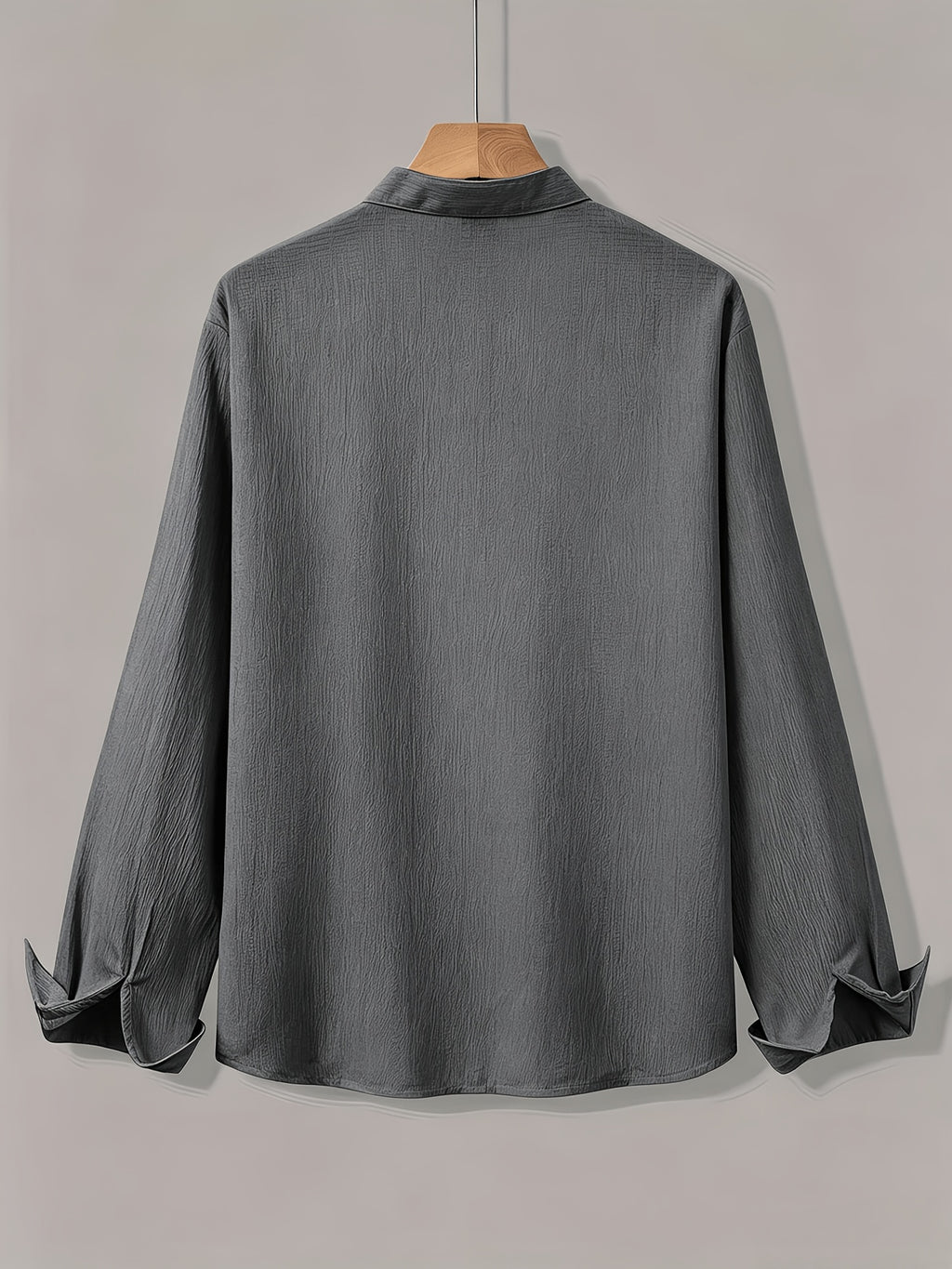 [Know And Give OBM] Men'S Henley Long Sleeve Shirt, Comfortable And Breathable Fabric, Suitable for Daily Outings, Outdoor Sports, Travel, And Vacation, Lightweight And Breathable Regular Fit with Buttoned Cuffs, Ideal for Beach, Hiking - Dark Gray