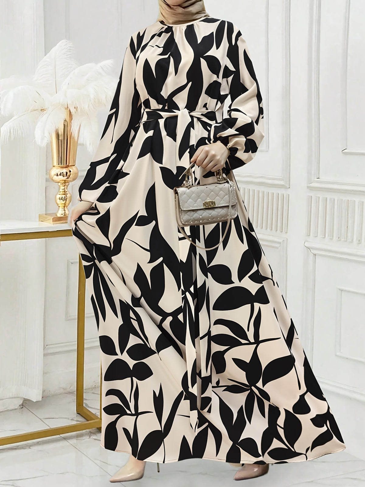 Women's Long Dress - Multicolor