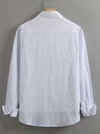 Men'S Casual Shirt - White