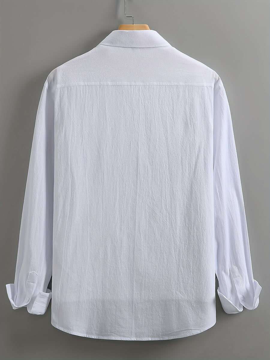 Men'S Casual Shirt - White