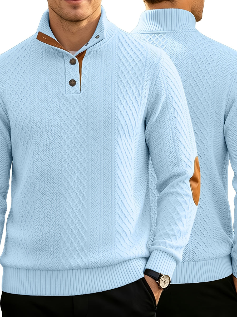 2026 Men'S New Fall/Winter Hooded Sweatshirts Long Sleeve Home And Travel Casual Trendy Comfortable Men'S Fashion - Light Blue
