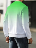 New Autumn/Winter Long-Sleeve Printed Crewneck Sweatshirt for Men - Mixed Color 2