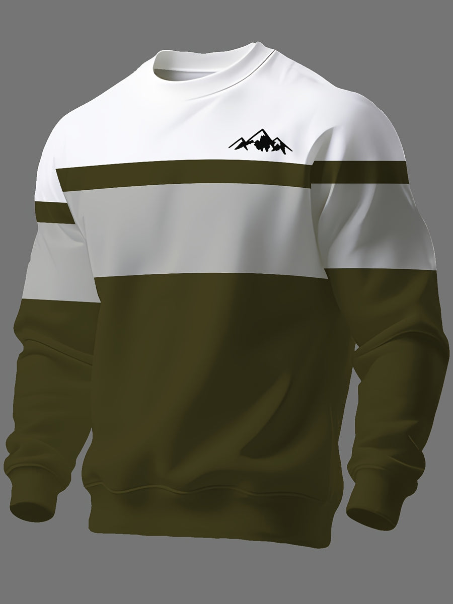 Round Neck Sweatshirt Trendy Brand Hot Style Men'S Long Sleeve 2026 Autumn Winter Men'S Round Neck Sweatshirt - Mixed Color 3