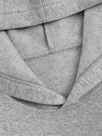 Fashion Women'S Two-Piece Set NEW YORK Pattern Printed Fleece-Lined Autumn Winter Campus Style, Classic Preppy Suit Women'S Trendy Elegant Temperament Sweatshirt And Joggers - Light Gray