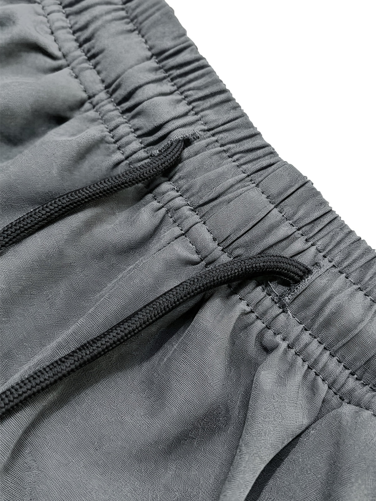 Trendy Fashion Women'S New Casual Thin Long Pants, Color-Block Patchwork with Elastic Waist And Adjustable Drawstring, Embroidered Logo, Suitable for Spring/Autumn Outdoor Leisure Or Daily Commute And Various Parties - Dark Gray