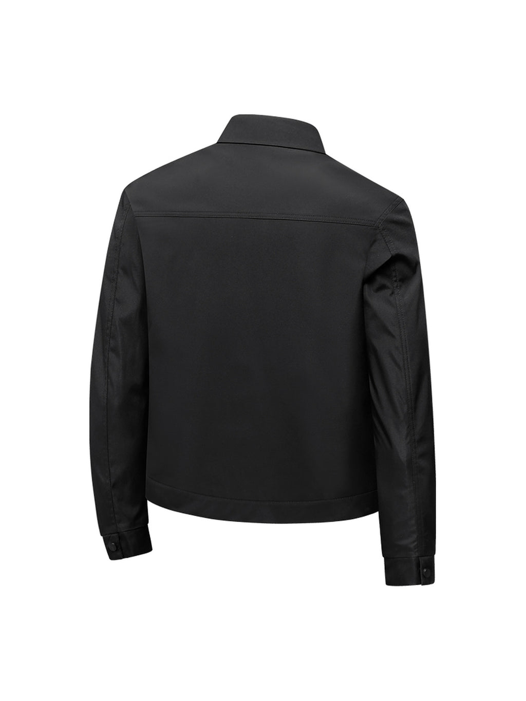 Men's Fashionable Casual Versatile Jacket, Outdoor Sports Lapel Outerwear - Black 2512
