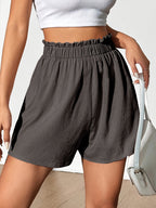 Size Women'S Shorts - Dark Brown