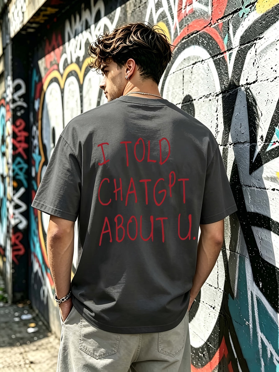 In 2026, I Recommended Your Minimalist Trendy T-Shirt to Chatgpt—The Perfect Gift for Friends And Family! Unisex! Suitable for All Seasons! A Gift Worth Treasuring! Made of Pure - Dark Gray