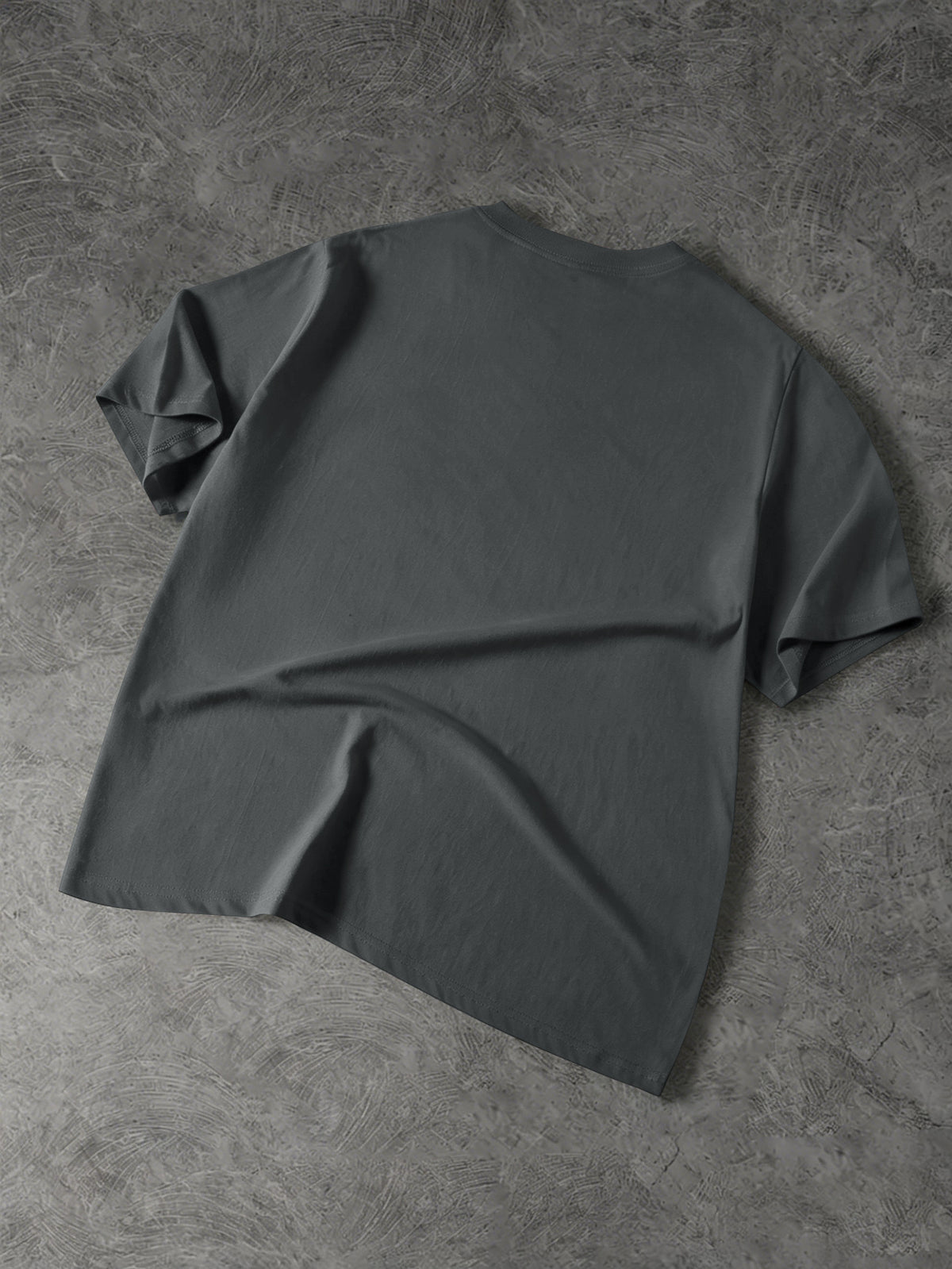 [Warner Authorized] 100% Cotton, Superman Blue Silvery Metal Spring/summer/autumn/winter Men's and Women's Short Sleeved T-shirt, Round Neck Comfortable Top, Soft and Comfortable Fabric, Perfect for Home, Sports, Outdoor, Casual and Daily Wear - Dark Gray