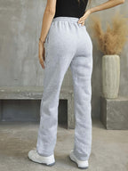 3599 Women's Sweatshirt, Y Casual Drawstring with Pockets - Light Grey