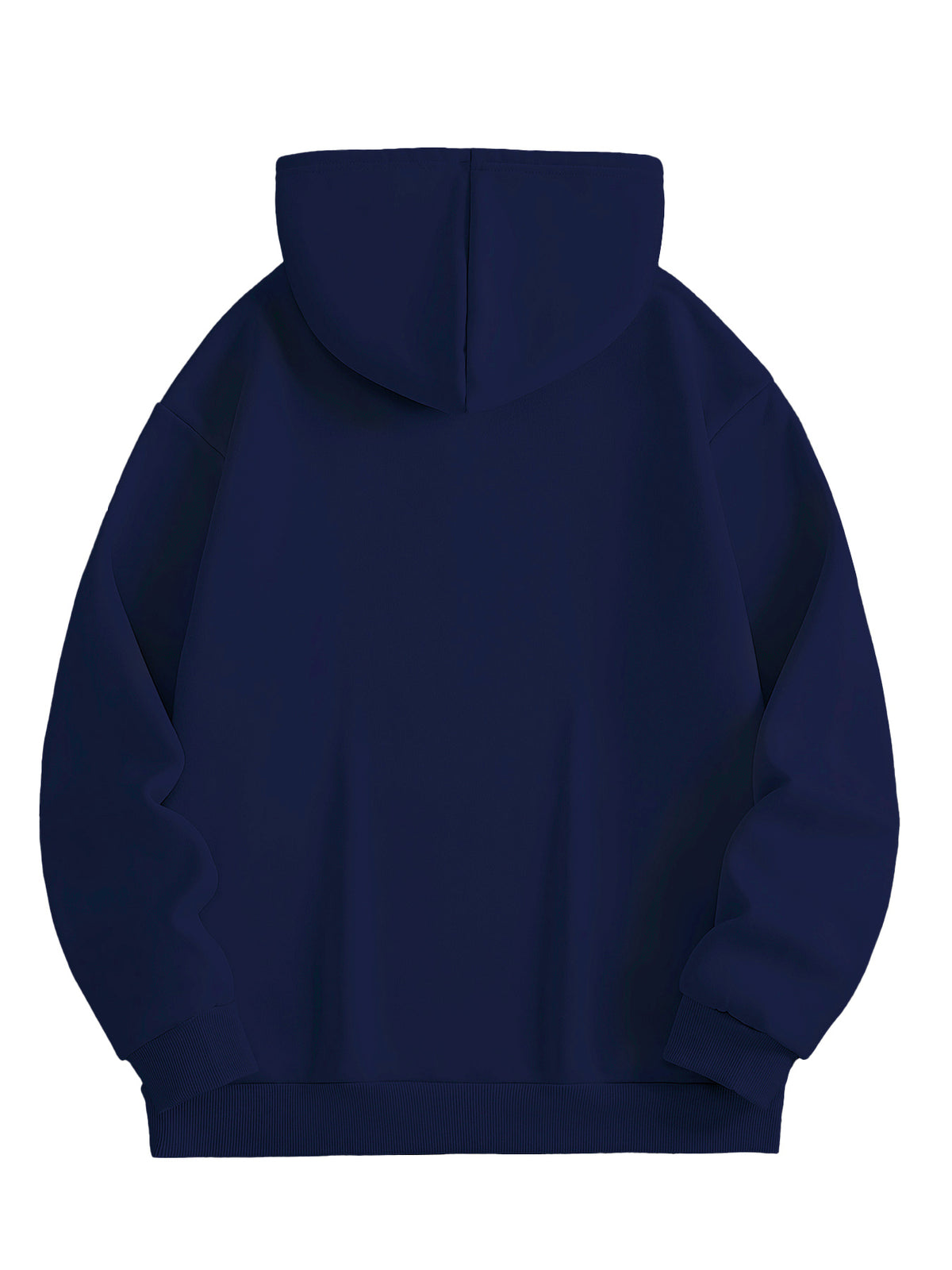 Men's -Lined Hooded Sweatshirt MILANO, Versatile for Autumn and Winter, Sporty, Casual, Comfortable Hooded Sweatshirt - Navy Color