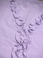 V-Neck Scalloped Edge Sleeveless Vest, 2026 Summer New Style - Purple
