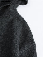 Men's Pullover Sweater, Warm Long Sleeve Casual Top for Fall and Winter Winter Clothes for Men - Medium Grey
