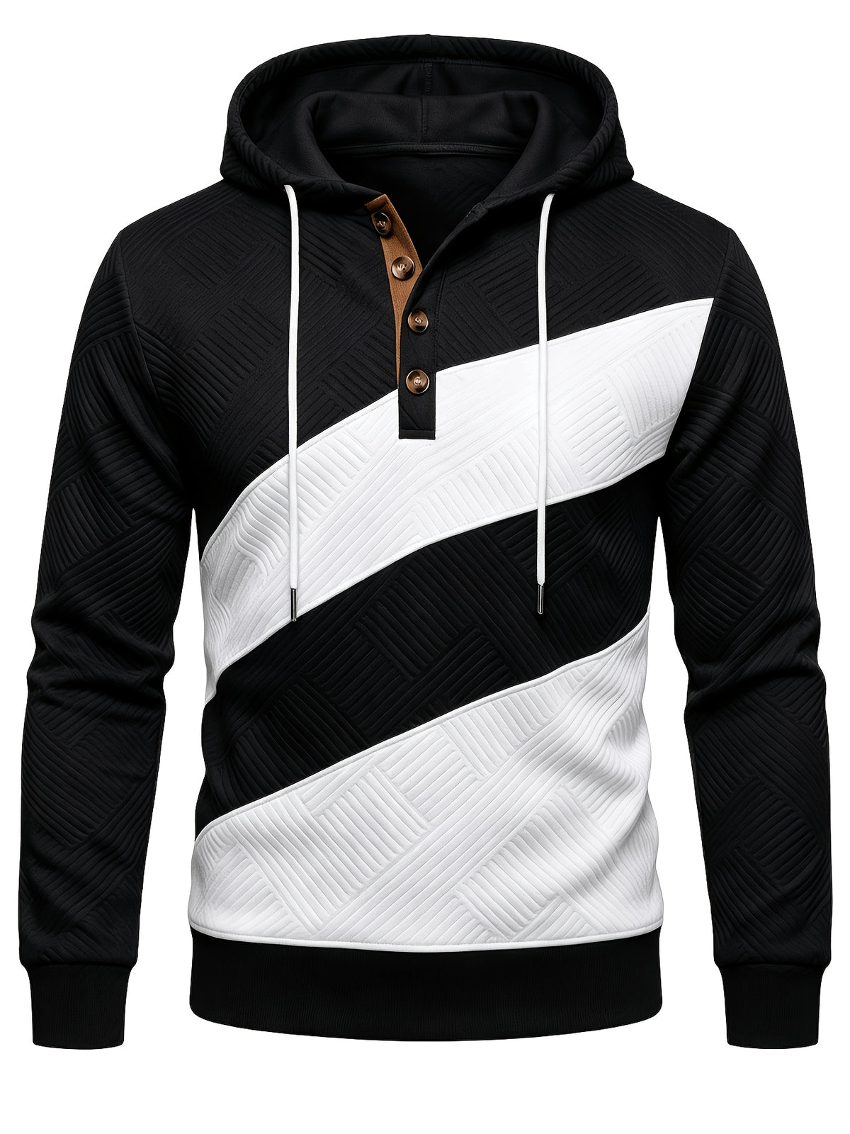 3pcs Value Pc - Heavyweight Fabric, Spring/Autumn Long Sleeve Shirt - Suitable for Street Style, the Perfect Gift Choice - Black+Khaki+Navy