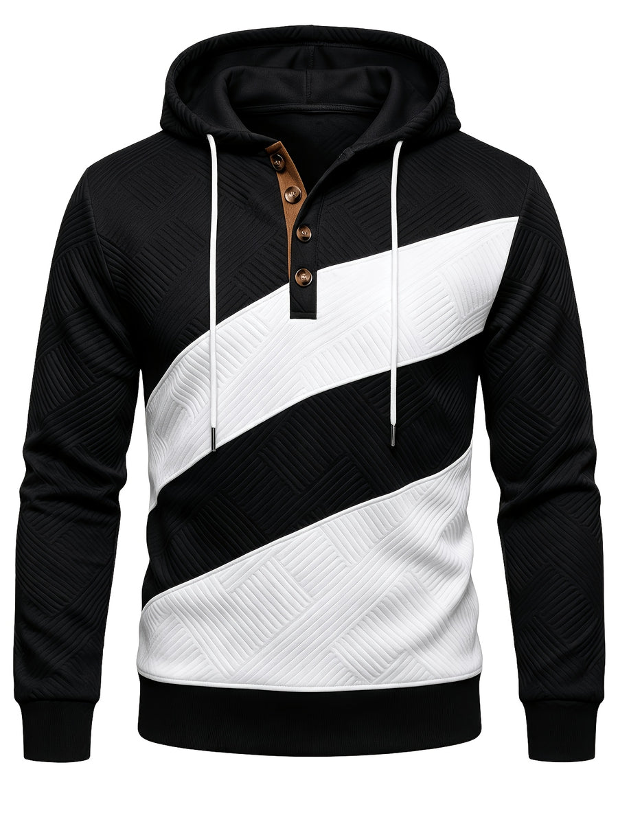 3pcs Value Pc - Heavyweight Fabric, Spring/Autumn Long Sleeve Shirt - Suitable for Street Style, the Perfect Gift Choice - Black+Khaki+Navy