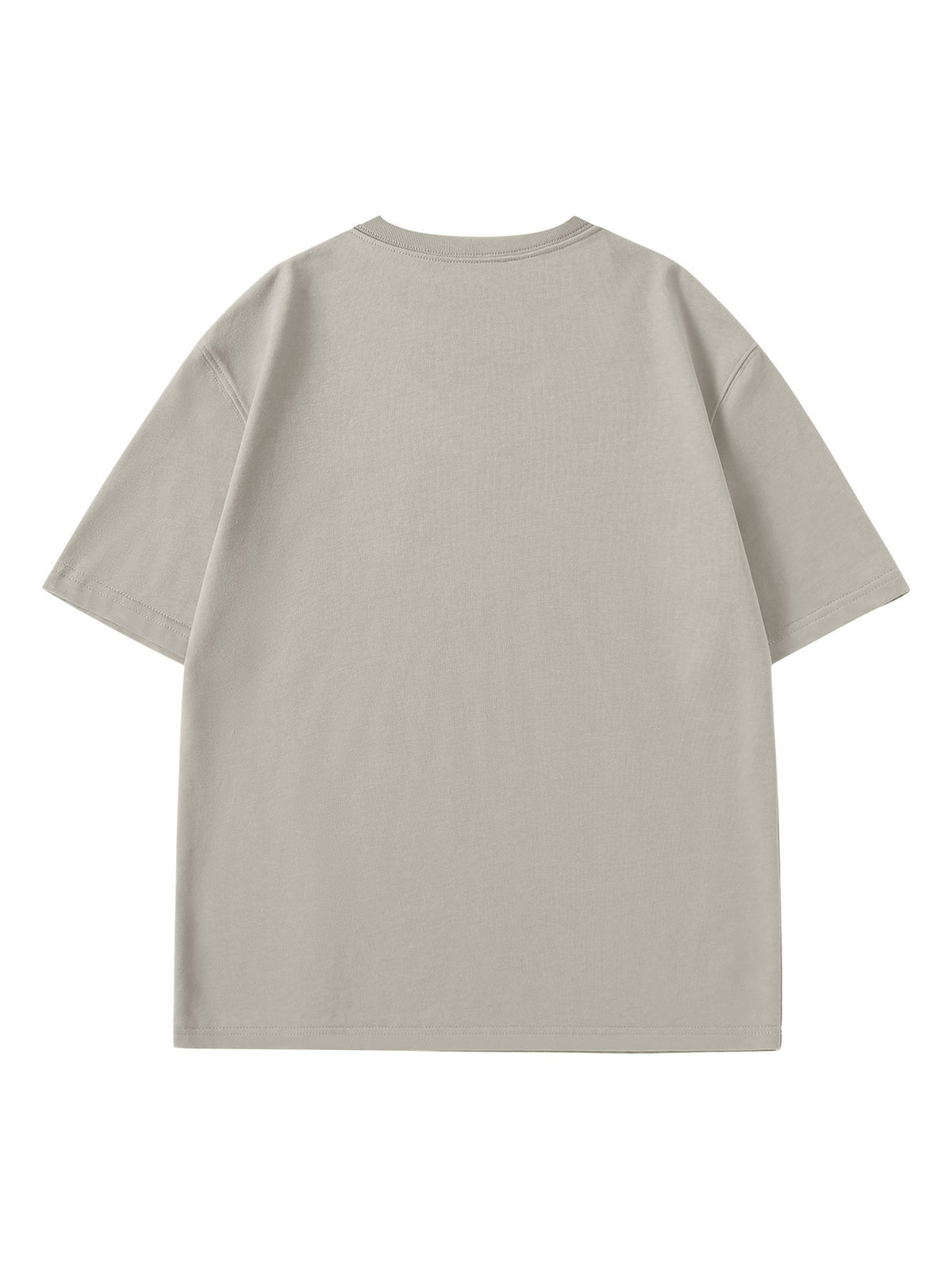 Paul Frank Summer Men's Pure Cotton Street Style Refreshing Pullover Short-Sleeve T-Shirt - 【Light Grey】