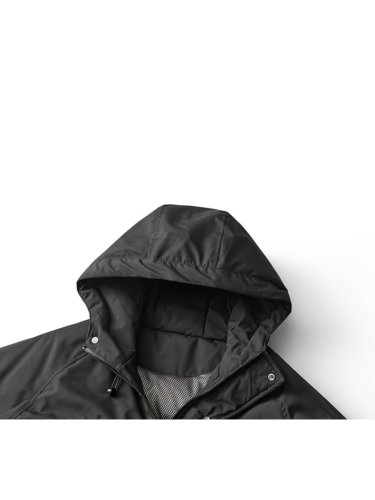 2026 New Padded Coat, Men's Padded Coat, Versatile for Outdoor, Casual, and Daily Wear, Warm Hooded Jacket, Fluffy and Insulated, for Outdoor Outings, Casual Warm Padded Coat, Stylish Outdoor Thickened Padded Coat, Loose Workwear-Style Versatile - Black
