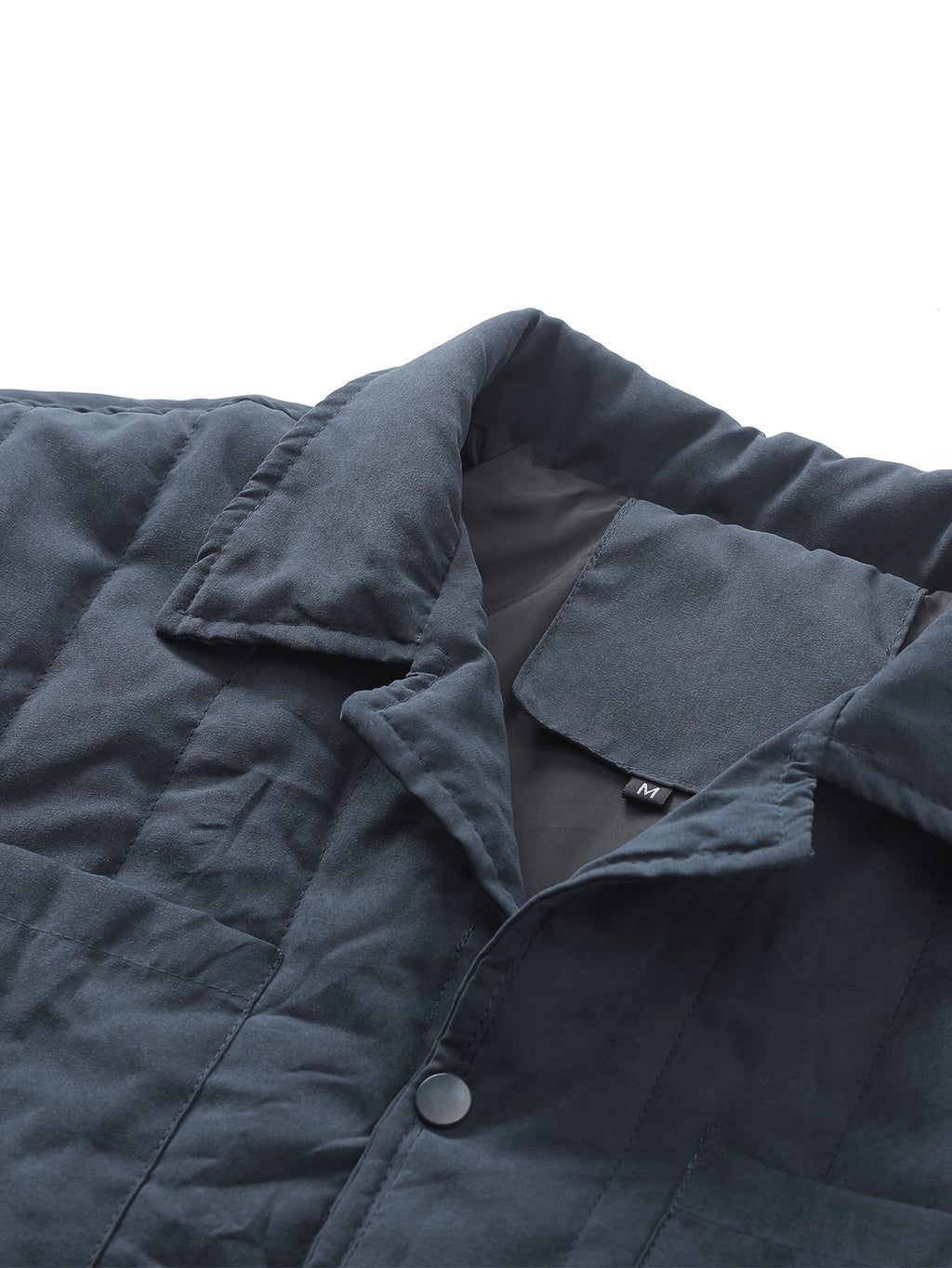Men'S Fall Winter New Street Fashion Short Sleeve Jacket, Baddie Clothes - Dark Gray