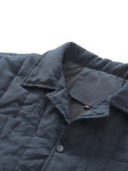 Men'S Fall Winter New Street Fashion Short Sleeve Jacket, Baddie Clothes - Dark Gray