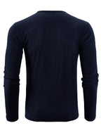 3pcs Set of New Autumn Knit Tops - Navy Blue + Army Green + Black