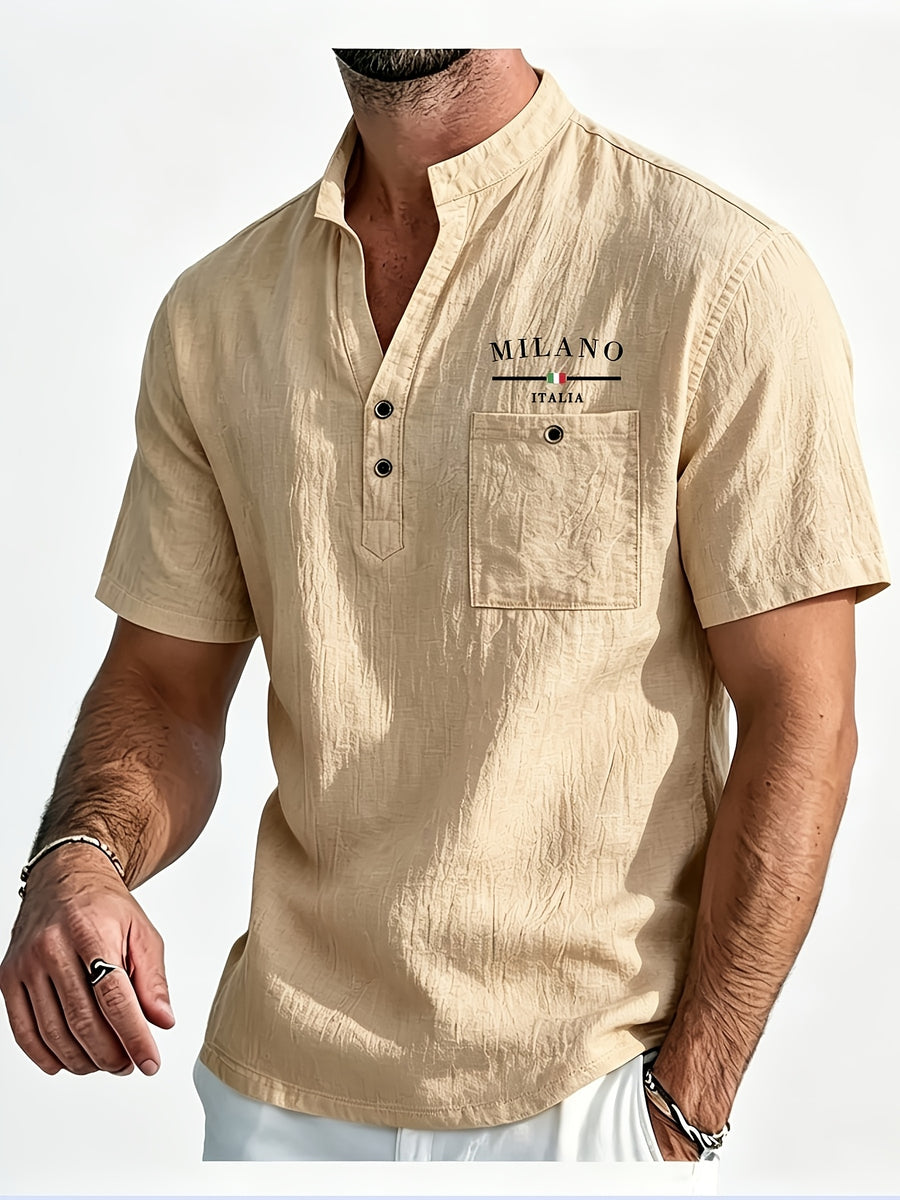 Men'S Casual Thin Lightweight Quick-Dry - Casual Multifunctional, Ideal Gift for Men, Regular Cut, Suitable for Outdoor Sports And Daily Wear, Can Be Given As a Holiday Gift - Khaki