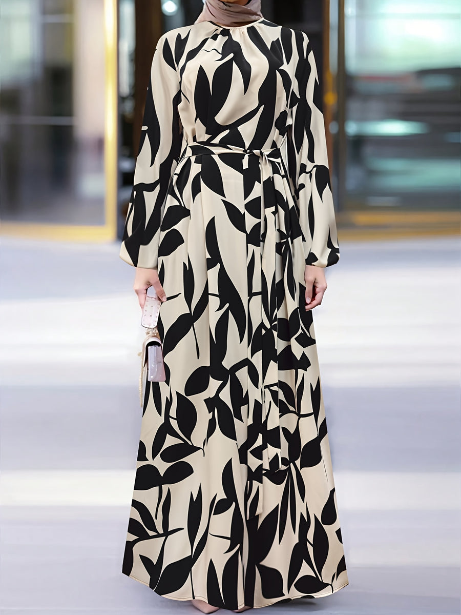 Women's Long Dress - Multicolor