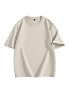 JEEP Men'S 100% Short Sleeve T-Shirt, Casual Fashion Comfort Sports Tee for Summer - Gray Apricot