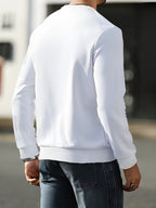 Men'S Autumn Winter New Long Sleeve Sweatshirt Men'S Casual Trendy Brand Men'S Round Neck Sweatshirt - Mixed colors