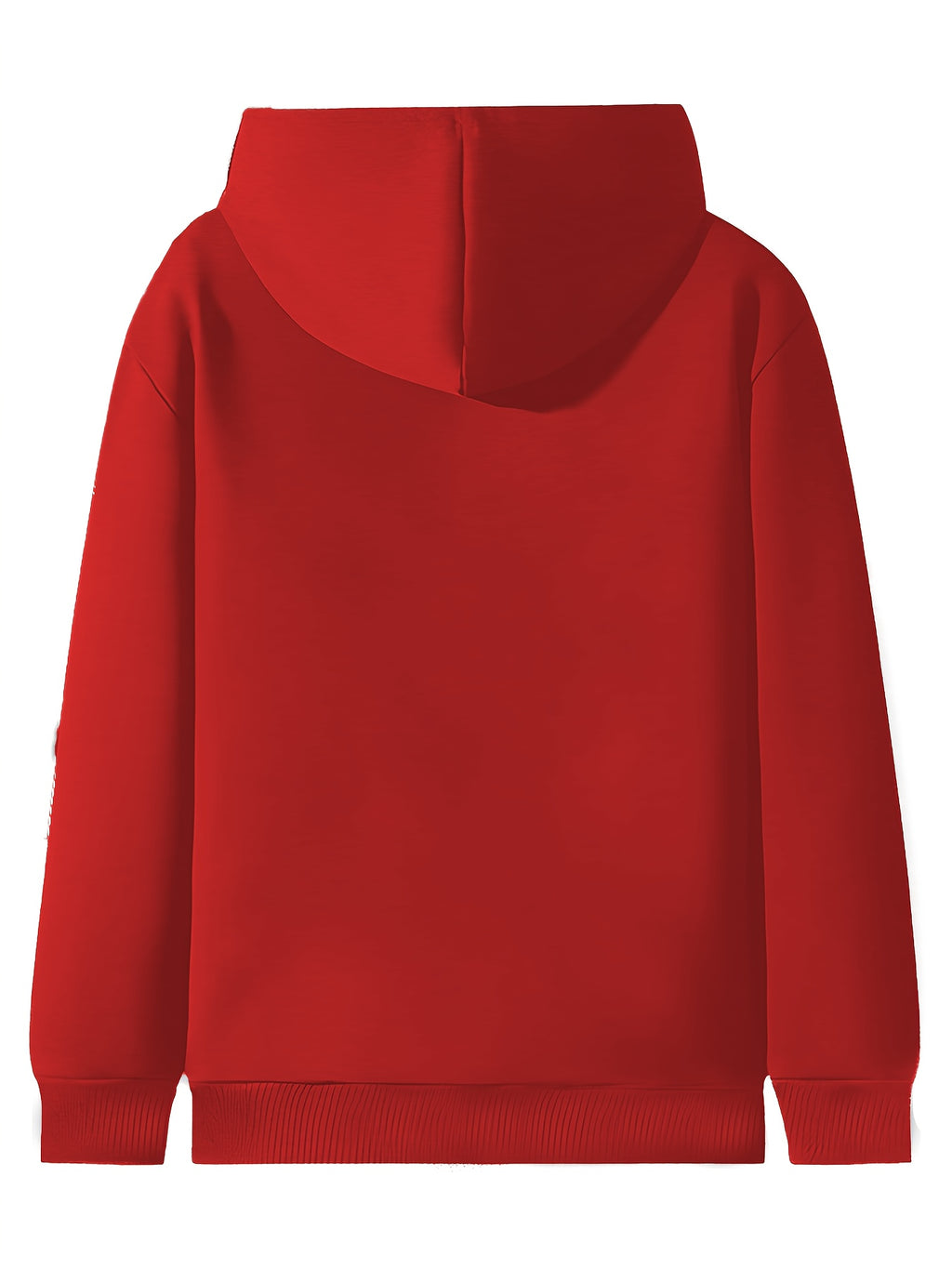 [Autumn Winter] Women'S Autumn Winter New Casual Warm Winter Fleece Hooded Sweatshirt Jacket - Red