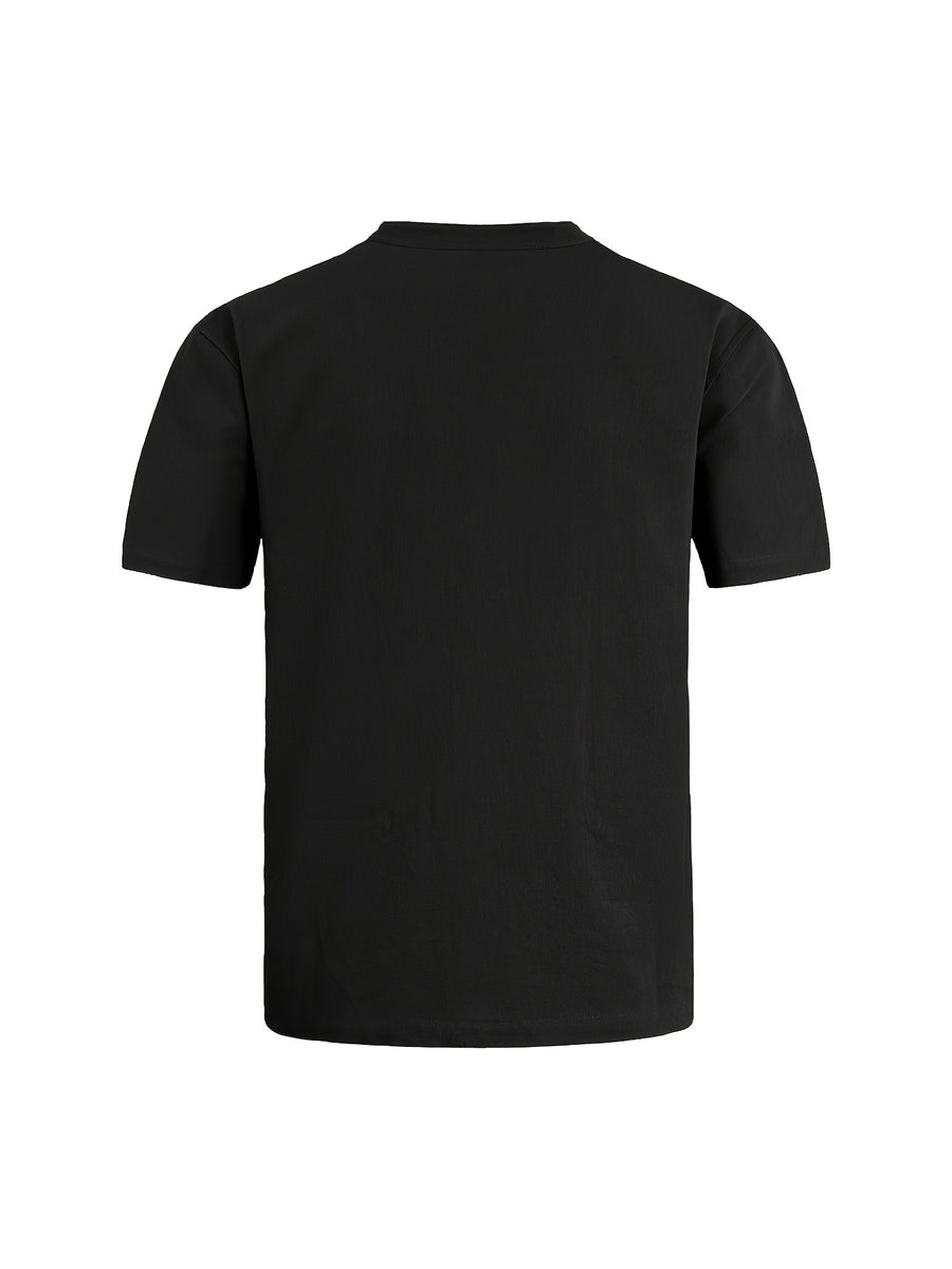 3-pc Men'S Minimalist Summer Casual Shirts, Linen-Feel Short Sleeve Stand Collar V-Neck Pullovers. Soft, Breathable & Loose Comfy Fit, Perfect for Business Casual, Holiday Trips, Weekend Parties And Daily Occasions - Black+White+Grey