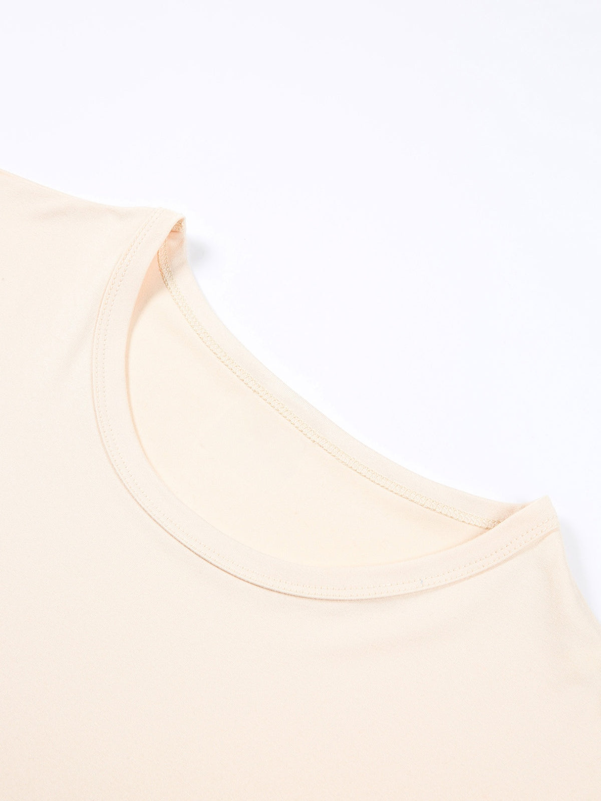 New Summer Cross-Border European and American Women's Short-Sleeve T-Shirt, Cute Cartoon Sanrio Co-Branded Print, Loose Fit Round Neck Short-Sleeve Casual Top, Comfortable and Stylish Swear and , Multiple Color Options, Easygoing Style - Apricot